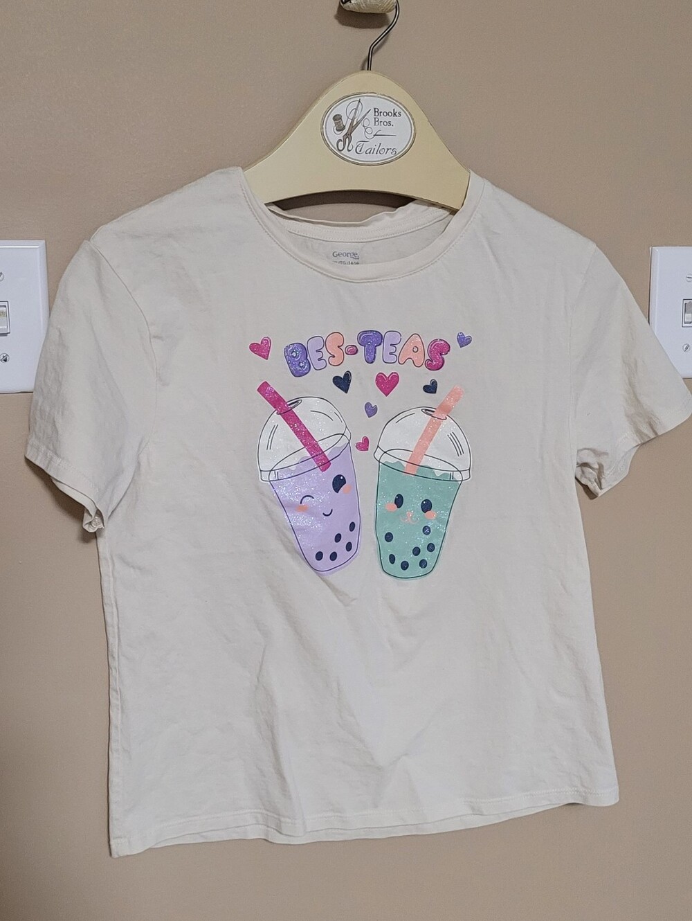 💚10 for $10💚 Bundle and save Bubble Tea Graphic Tee with Purple & Mint Accents